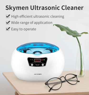 Pulizia ultrasonica 35W 600ML degli occhiali del pulitore 42kHz dei gioielli dell'OEM della famiglia del consumatore degli Skymen