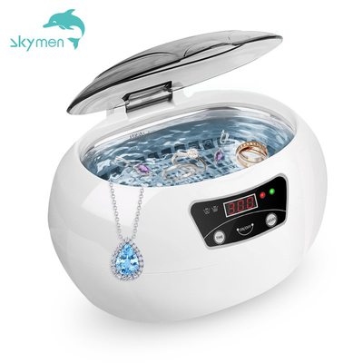 Visualizzatore digitale portatile ultrasonico del pulitore 220v dei gioielli della plastica degli Skymen