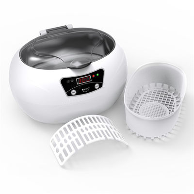 Pulitore ultrasonico della famiglia del temporizzatore 600ML di Digital con il canestro