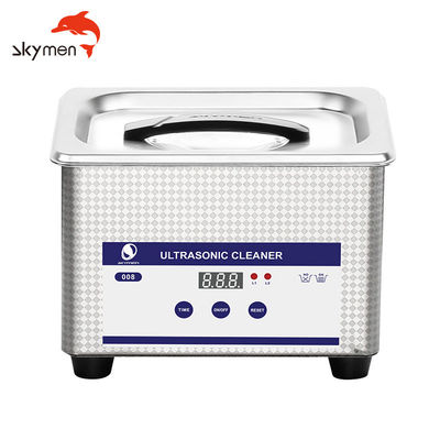 Pulitore ultrasonico 35W JP-008 di acciaio inossidabile dell'orologio 800ML di chiave di tocco