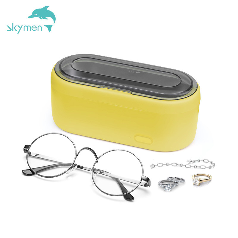 3mins temporizzatore Mini Ultrasonic Cleaner Skymen 360ML 40kHz PSE per gli occhiali